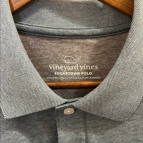 Vineyard Vines Blue Men's Polo Shirt, Men’s Size Large - Picture 2 of 6